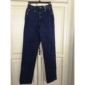 Vtg Rockies Yoked Bareback Jeans Women's 5/6 Long Western Cowgirl